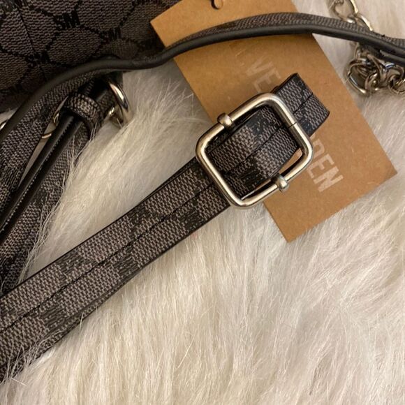 NWT Steve Madden (bbrody) Crossbody Black/Grey - Picture 12 of 14